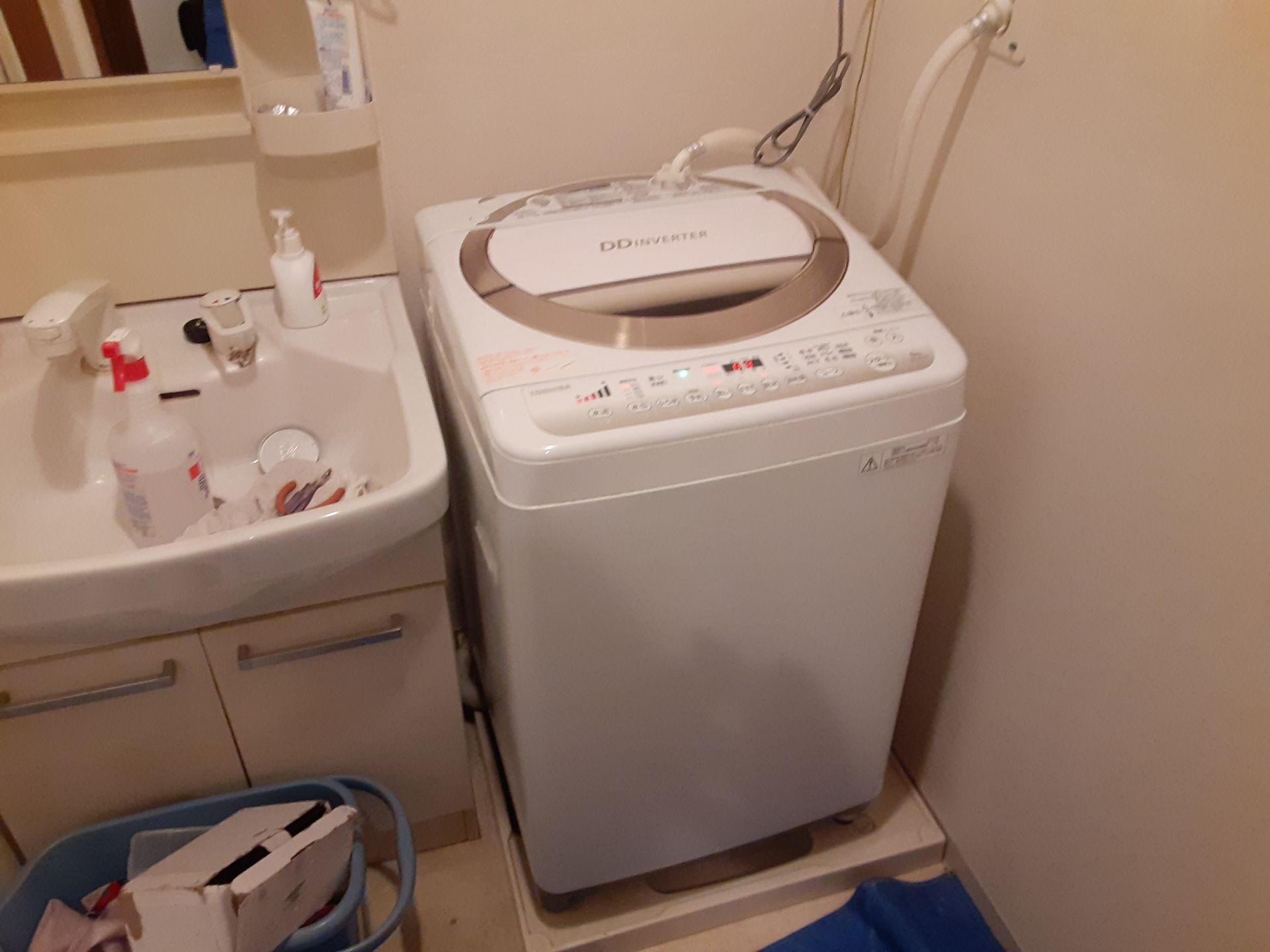 「名古屋」キッチン　洗濯機(縦型）（３）おそうじさせて頂きました/ダイテクノサービス